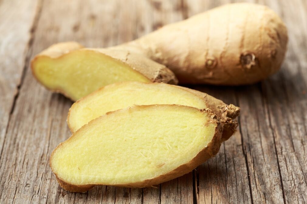 Ginger root has low potency