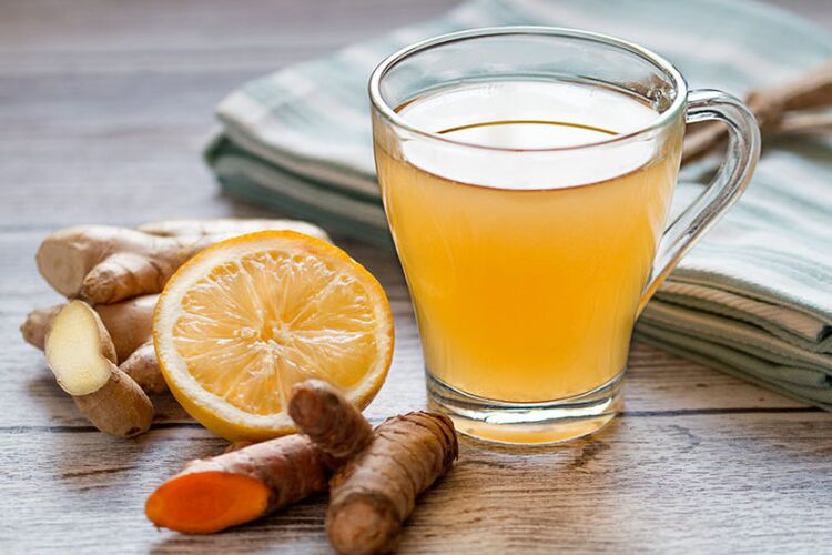 Ginger tea is a medicinal drink that increases potency in the human diet
